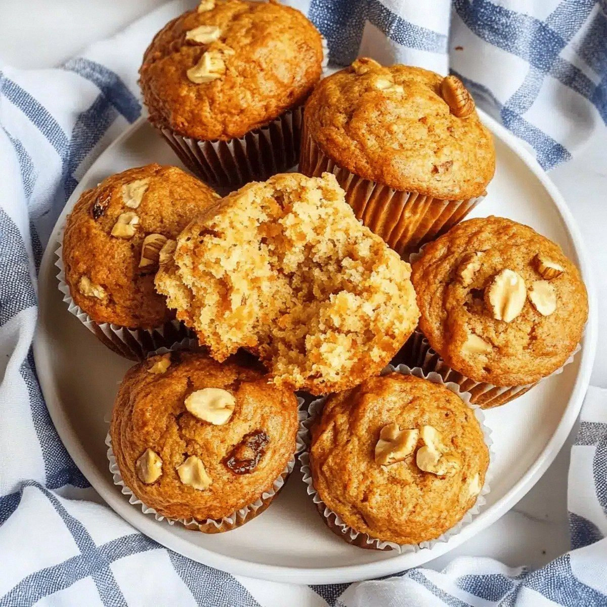 Deliciously Soft Carrot Muffin