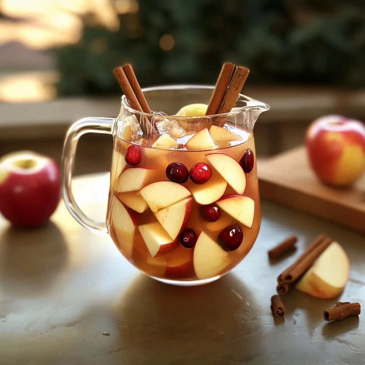 Delight in Autumn with Homemade Apple Cider Sangria!