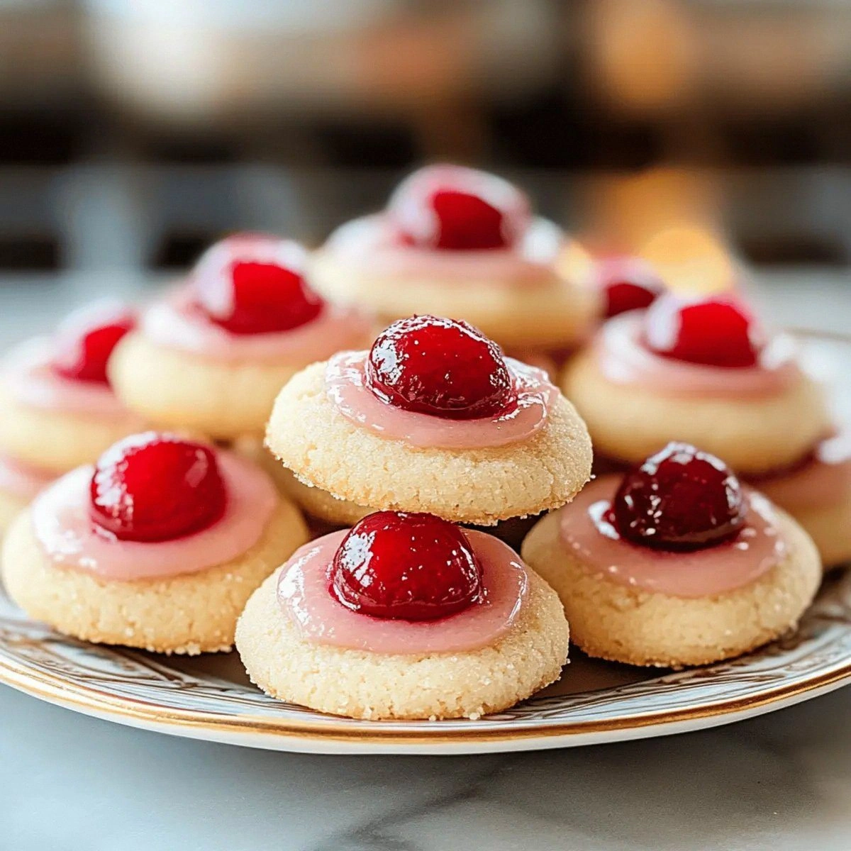 Delightful Almond Cherry Cookies for Festive Cheer