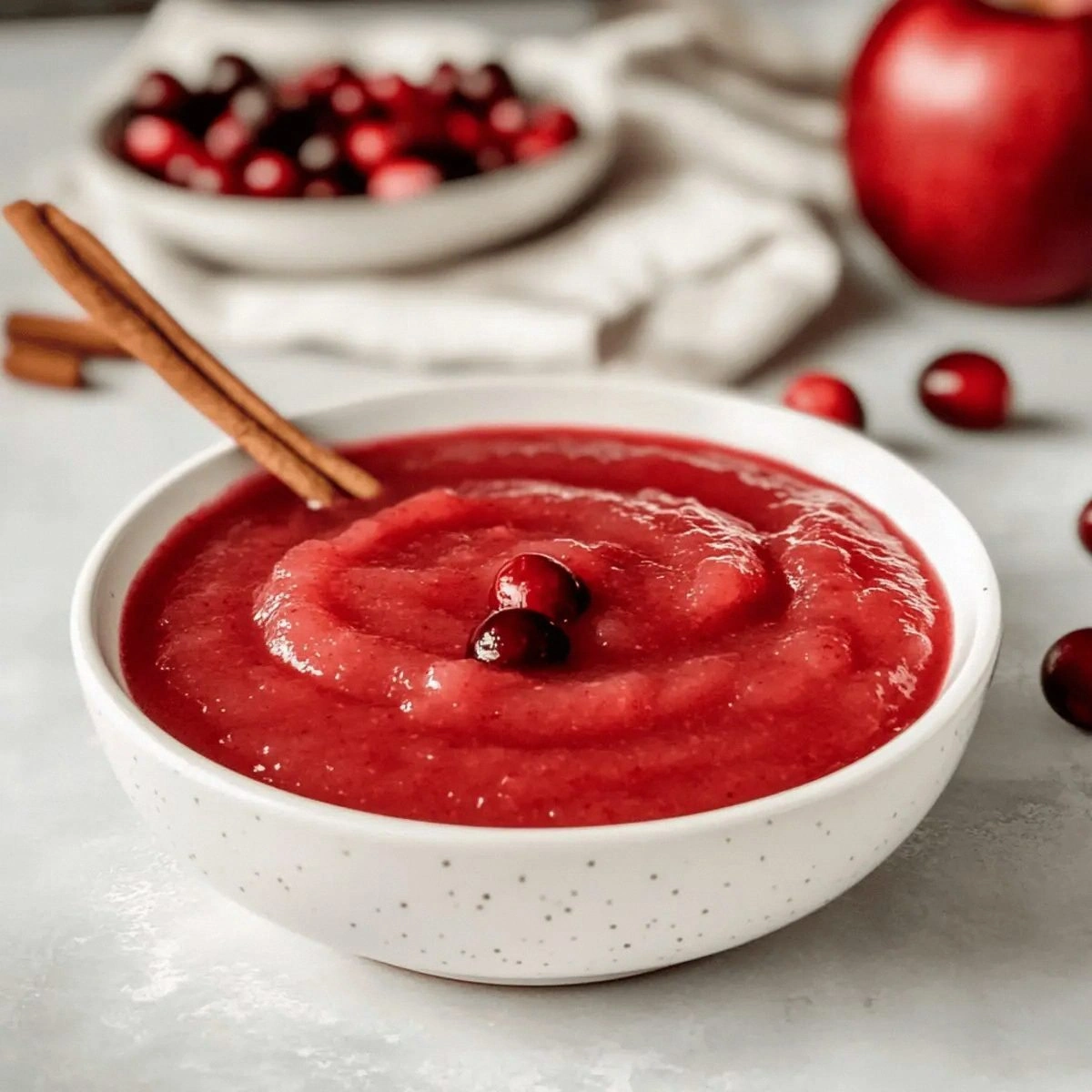 Delightful Applesauce With Cranberries – No Sugar Added!