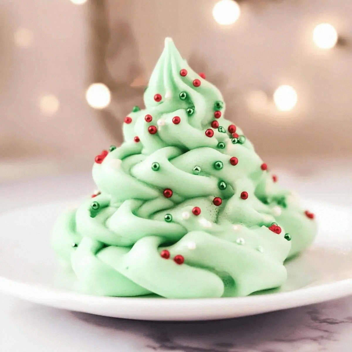 Delightful Christmas Tree Meringues That Melt in Your Mouth