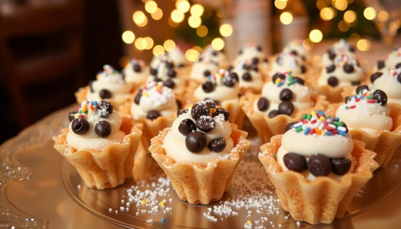Delightful Mini Cannoli Cups: 