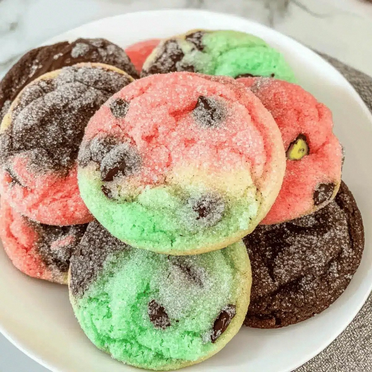 Delightful Spumoni Sugar Cookies for Festive Cheer