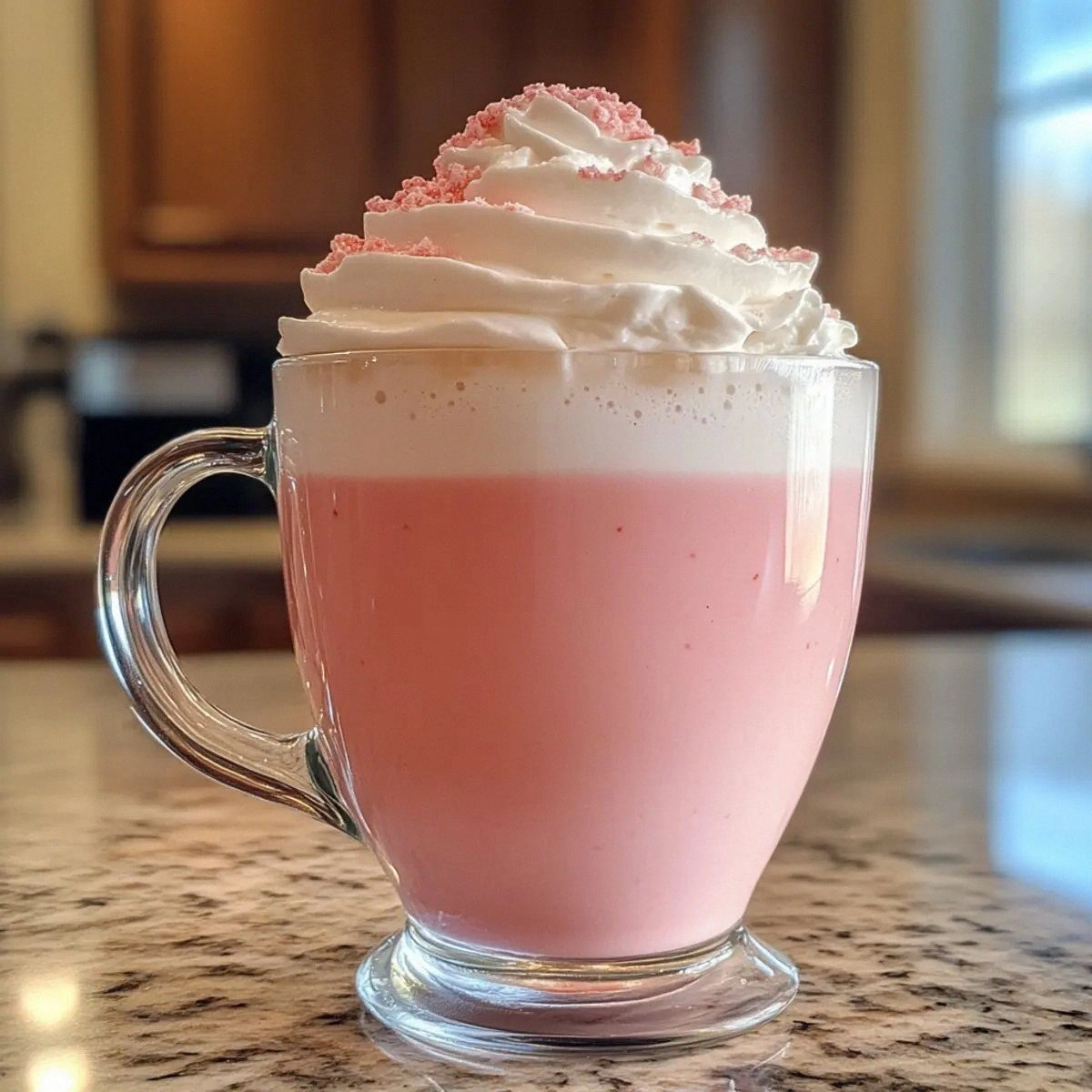Delightfully Creamy Cherry Vanilla Tea Latte for Cozy Moments