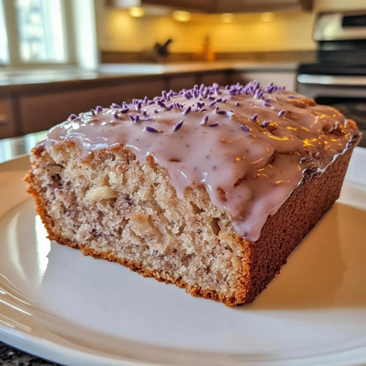 Delightfully Easy Heavenly Lavender Banana Bread Recipe