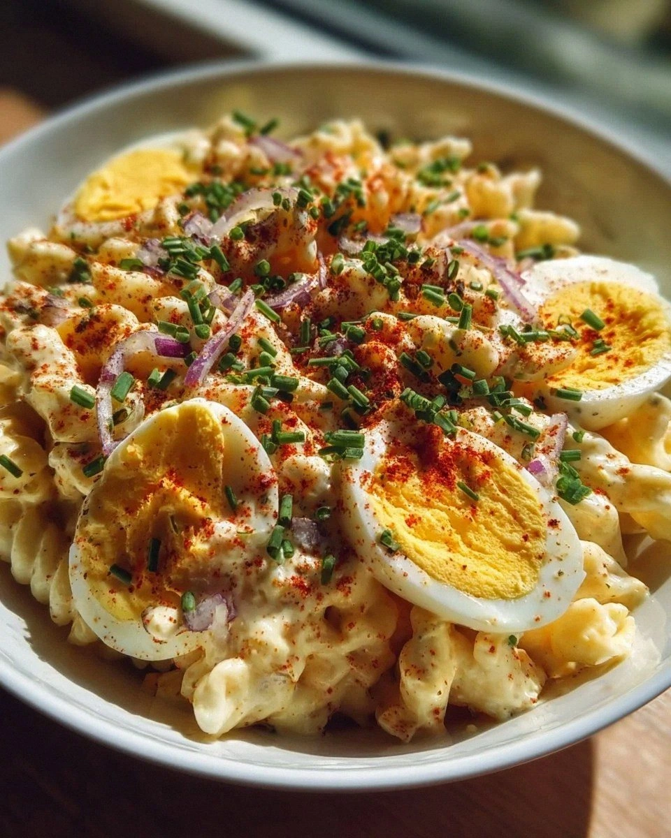 Deviled Egg Pasta Salad