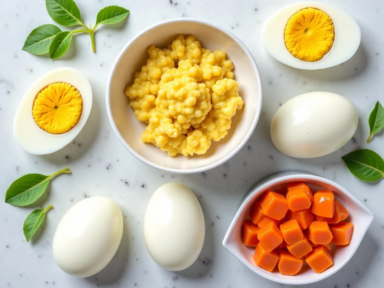Ingredients for Deviled Eggs
