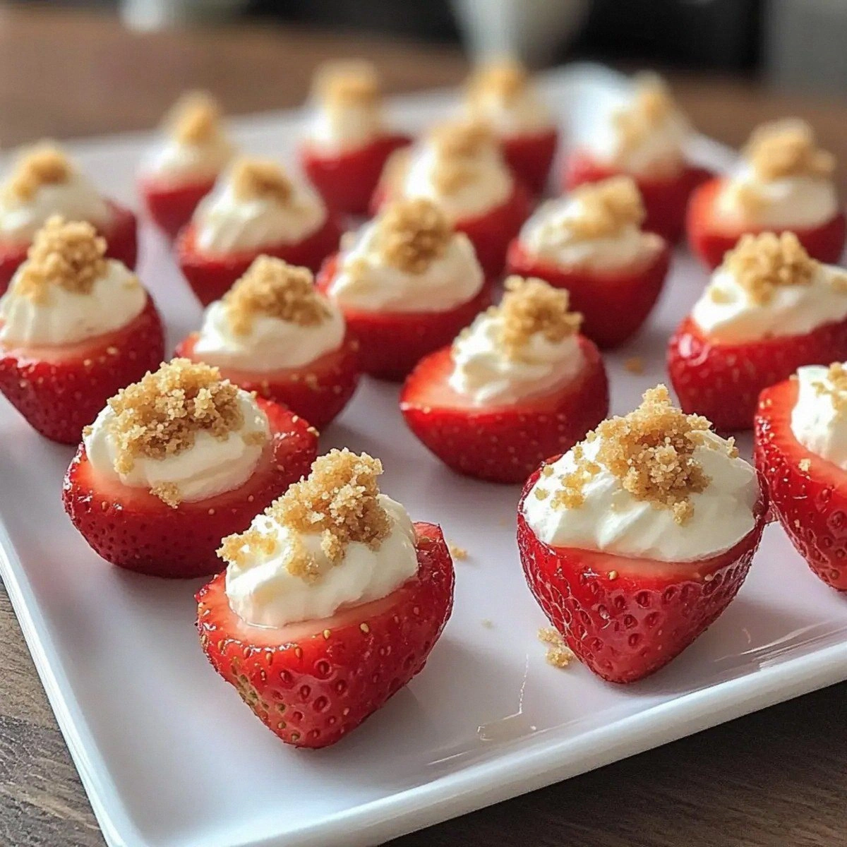 Deviled Strawberries: Creamy, Dreamy Cheesecake Bites