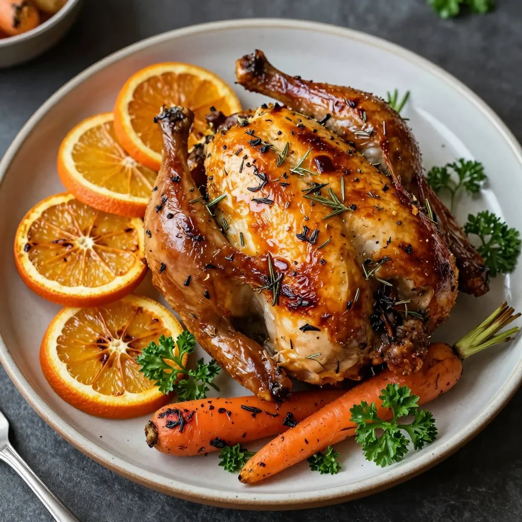 warm citrus and herb roasted chicken for january family meals