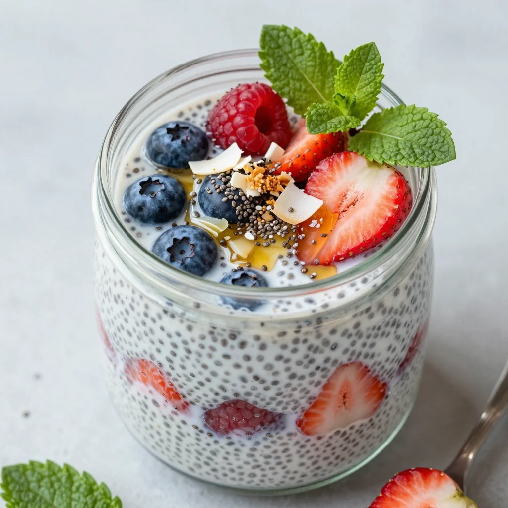 Overnight Chia Pudding Parfaits for Detox January Mornings