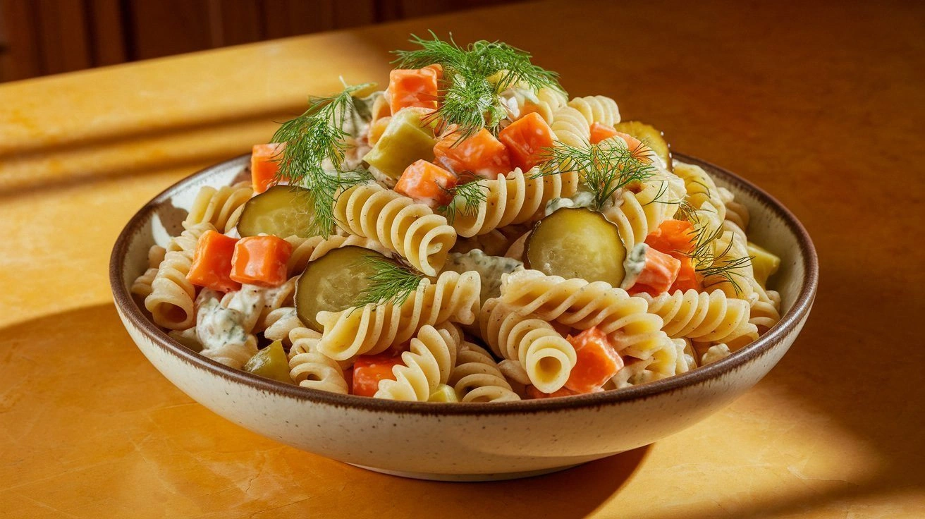 Dill Pickle Pasta Salad Recipe