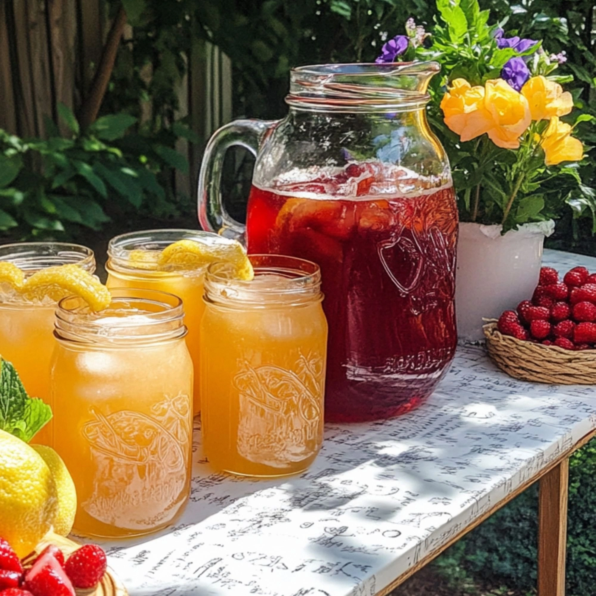 DIY Lemonade & Sweet Tea Bar