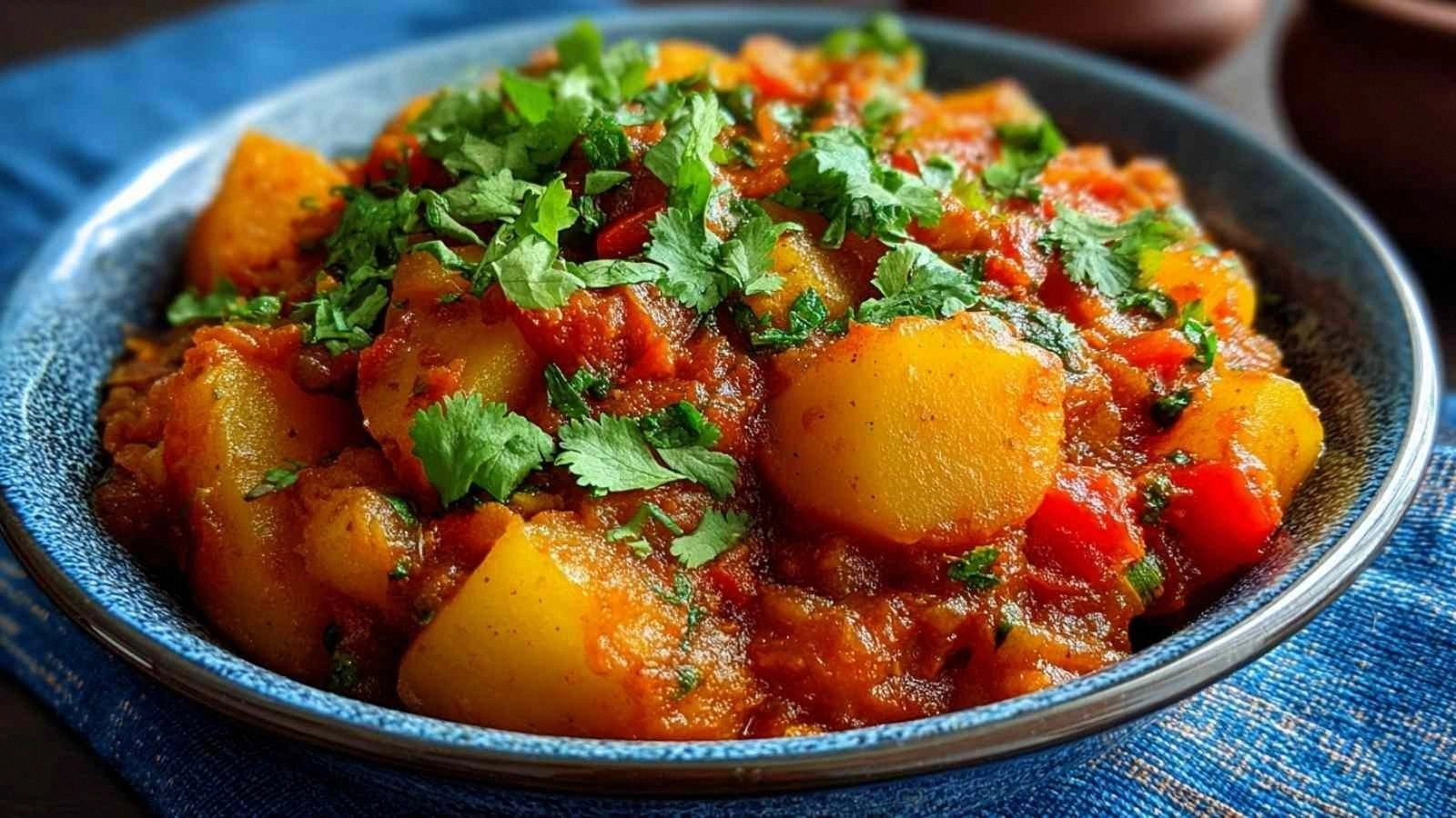 Dopiazeh Aloo Persian Curry