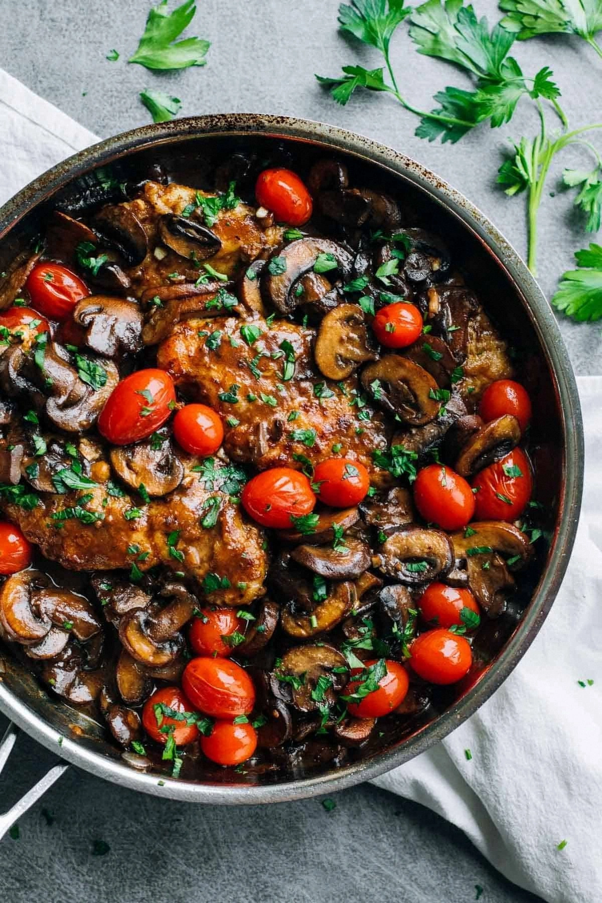Drunken Chicken Marsala with T