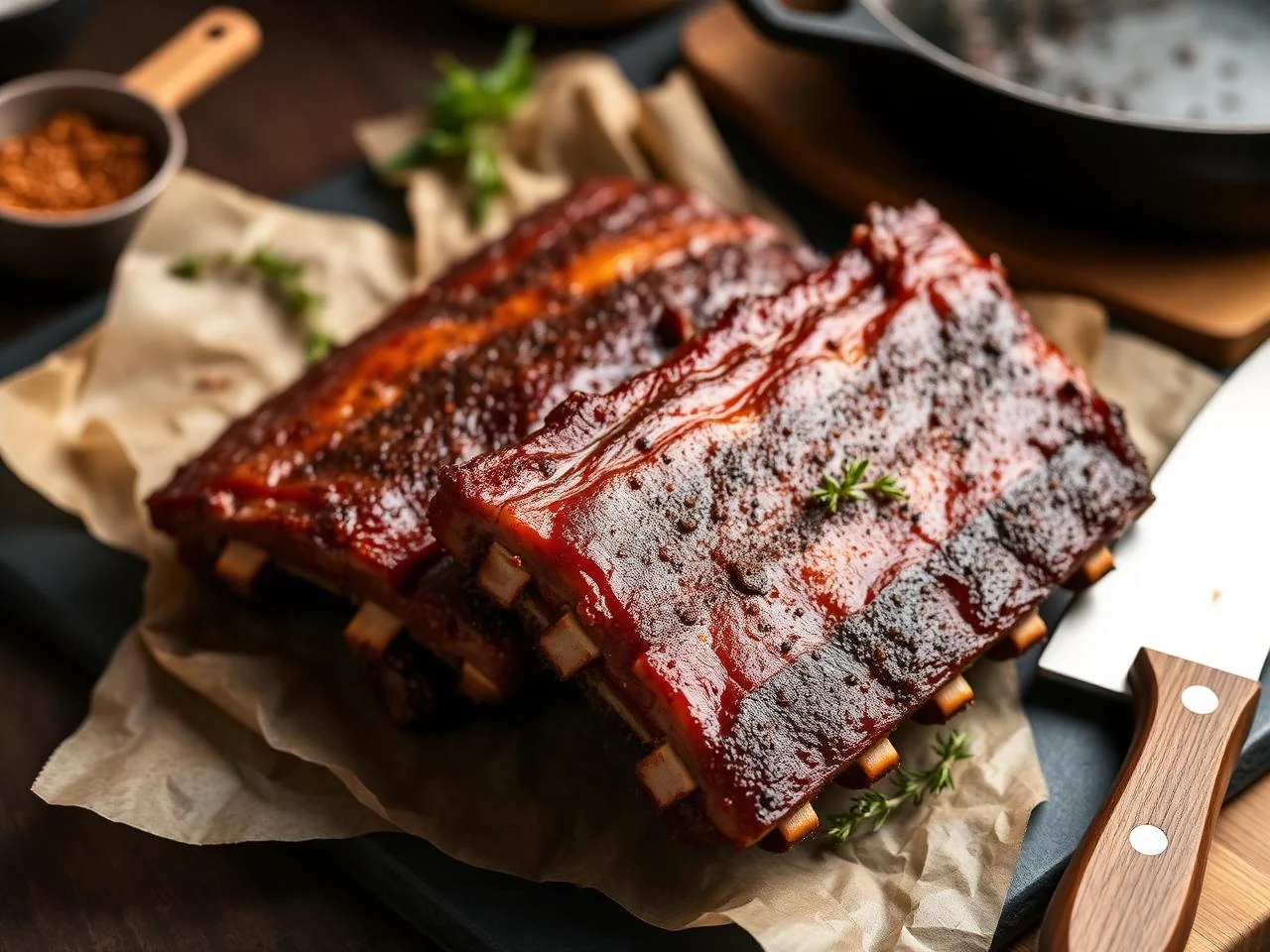 Dry Rubbed Ribs