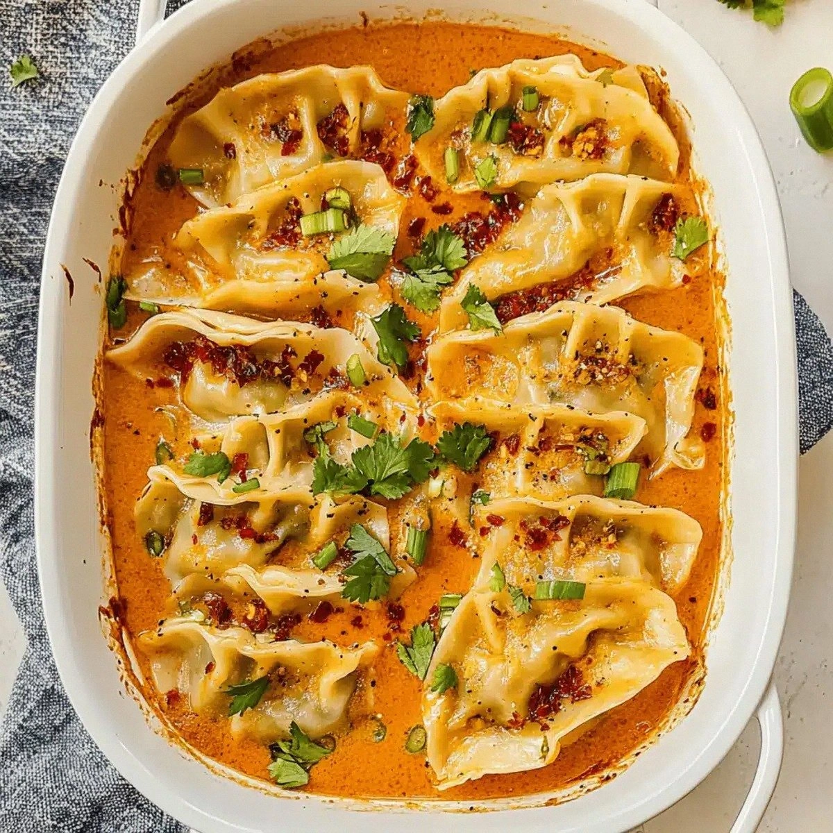 Dumpling Bake: Cozy One-Dish Wonder for Quick Comfort Food