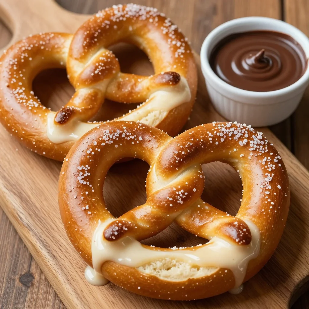Kid Friendly Soft Pretzels with a Sweet Glaze