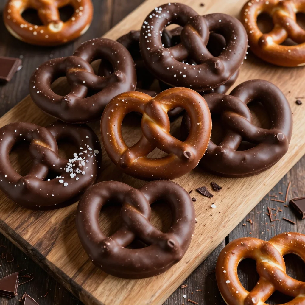 Indulgent Chocolate Covered Pretzels for NFL Playoffs