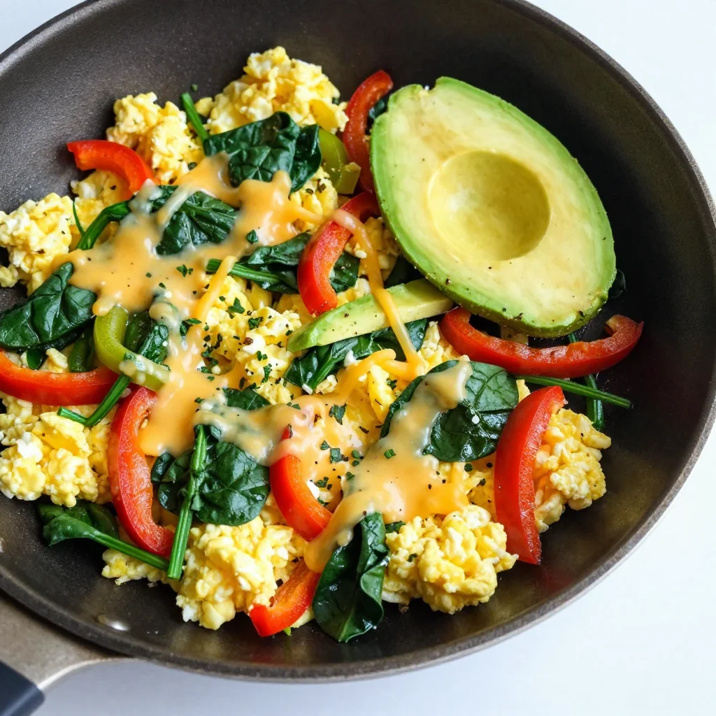 Meal Prep Keto Egg and Veggie Scramble for Quick Breakfasts