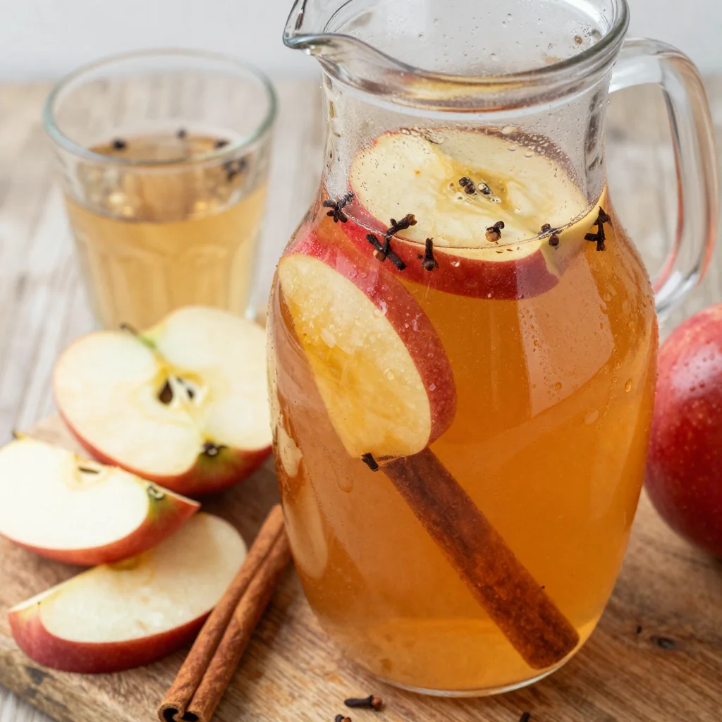 Spicy Apple Cinnamon Detox Water For Hydration