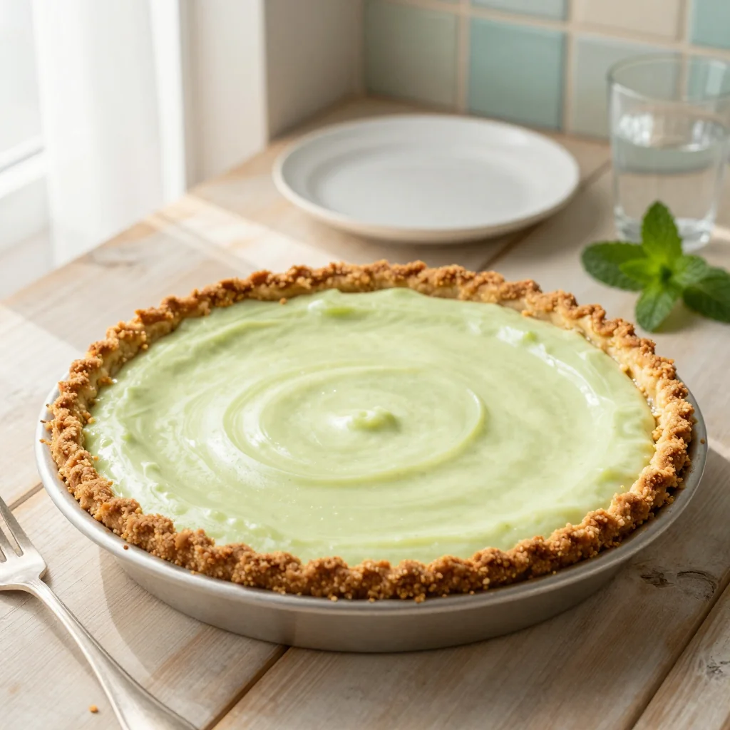 No Bake Key Lime Pie with Graham Cracker Crust
