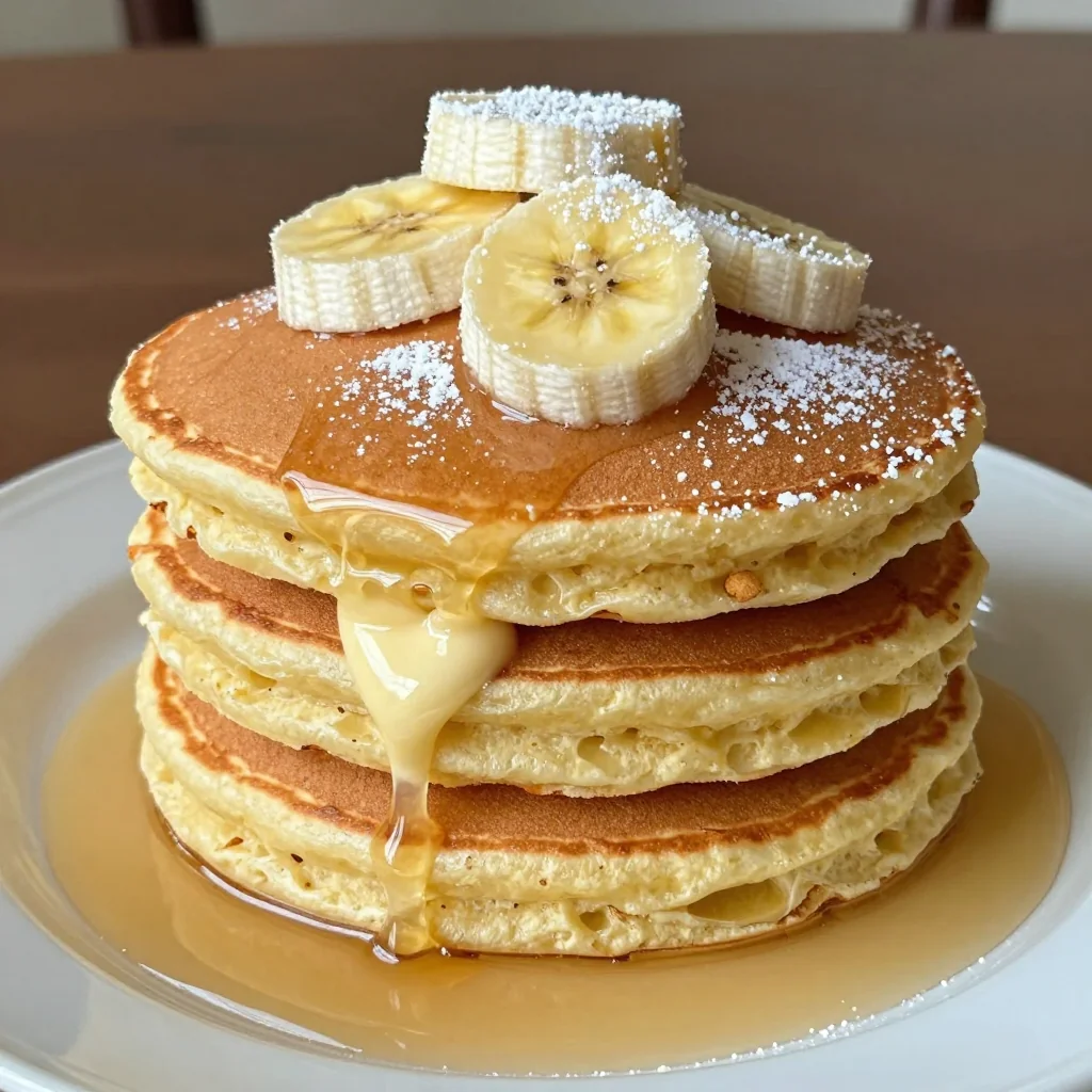 Cozy Banana Pancakes for a Fluffy Breakfast Stack