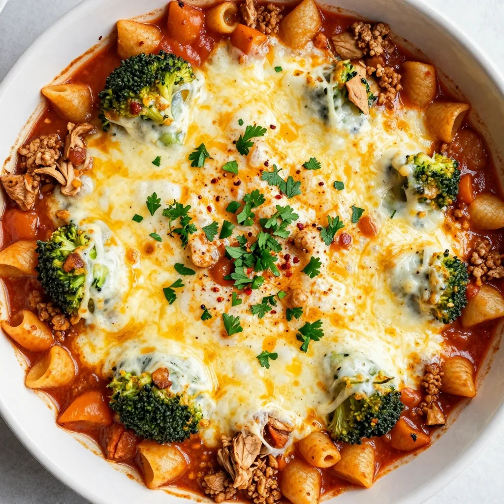 Cheesy Ground Turkey Casserole for Family Night Favorites
