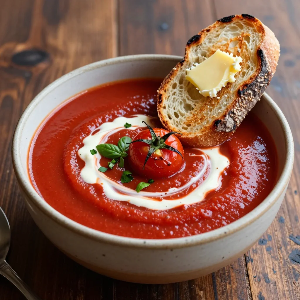 Cozy Roasted Tomato Soup for Cozy January