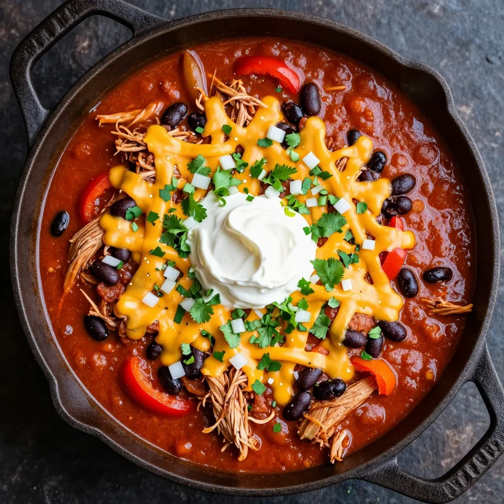 New Year's Day Turkey Chili for NFL Playoff Parties