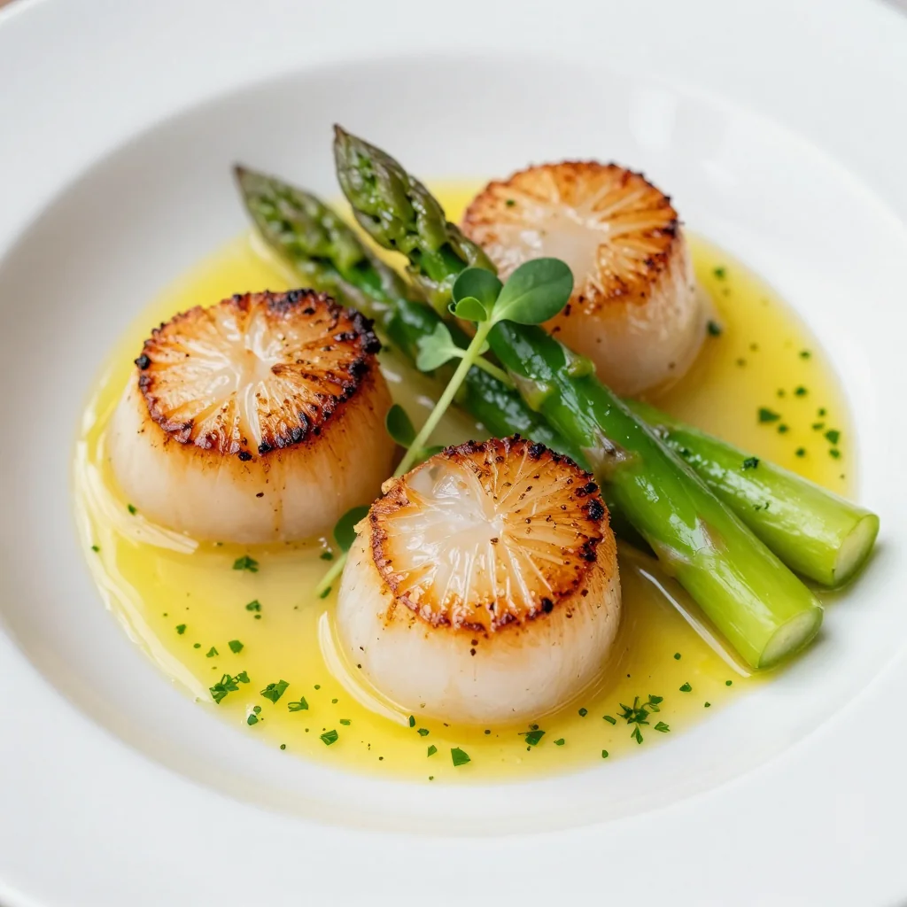 Showstopper Perfectly Seared Scallops with Lemon Butter