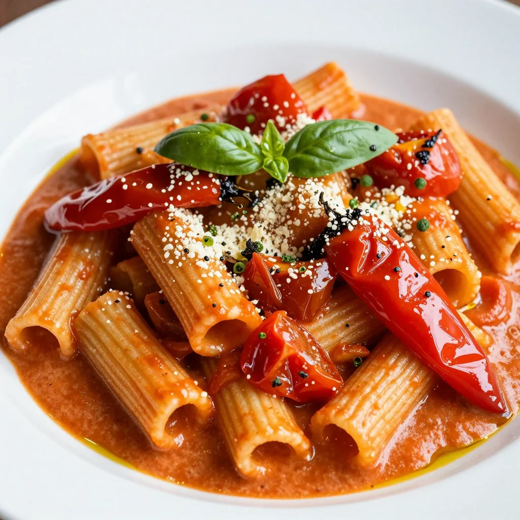 Creamy Tomato And Roasted Red Pepper Pasta Sauce