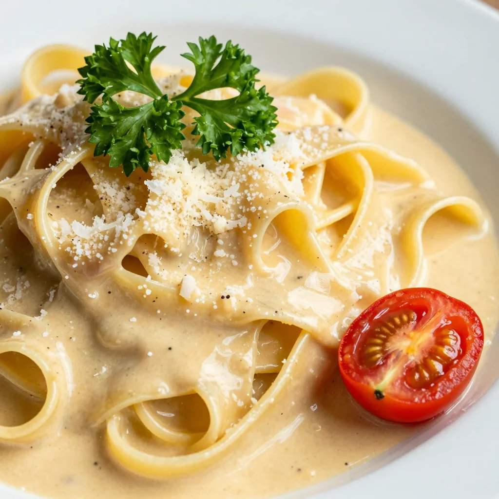 Creamy Garlic Parmesan Pasta Ready in Under Twenty Minutes