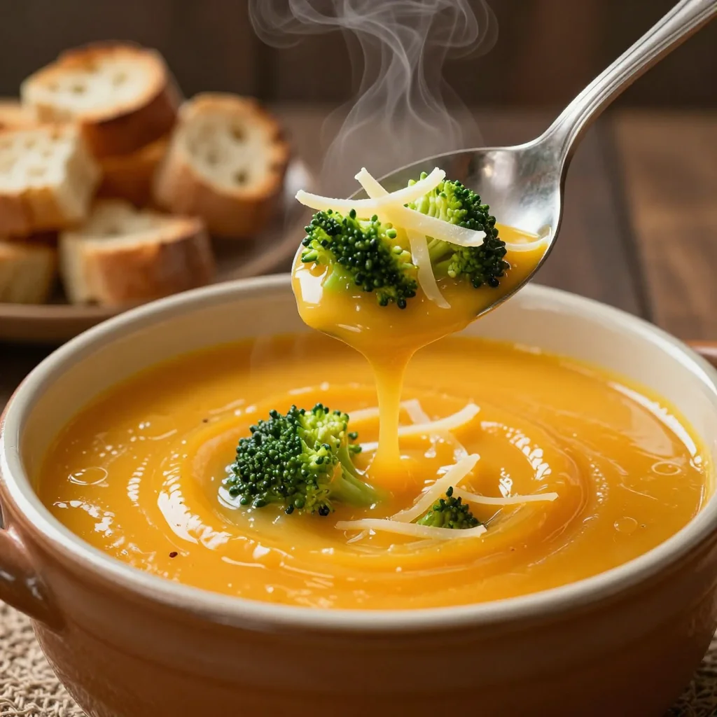 Creamy Broccoli Cheddar Soup for Pantry Use