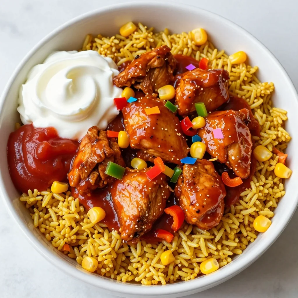 Kid-Friendly Spicy Chicken Rice for Family Favorites