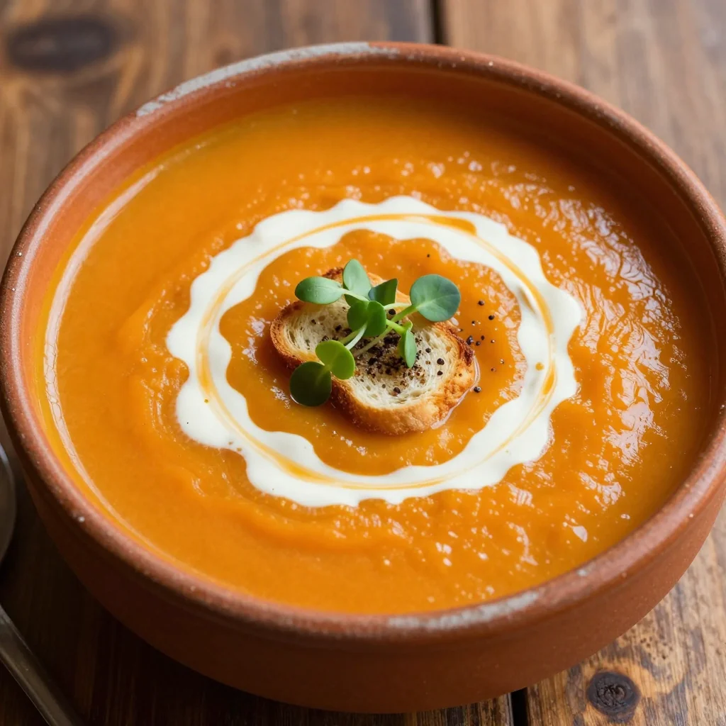 Creamy Tomato And Red Pepper Soup For A Reset