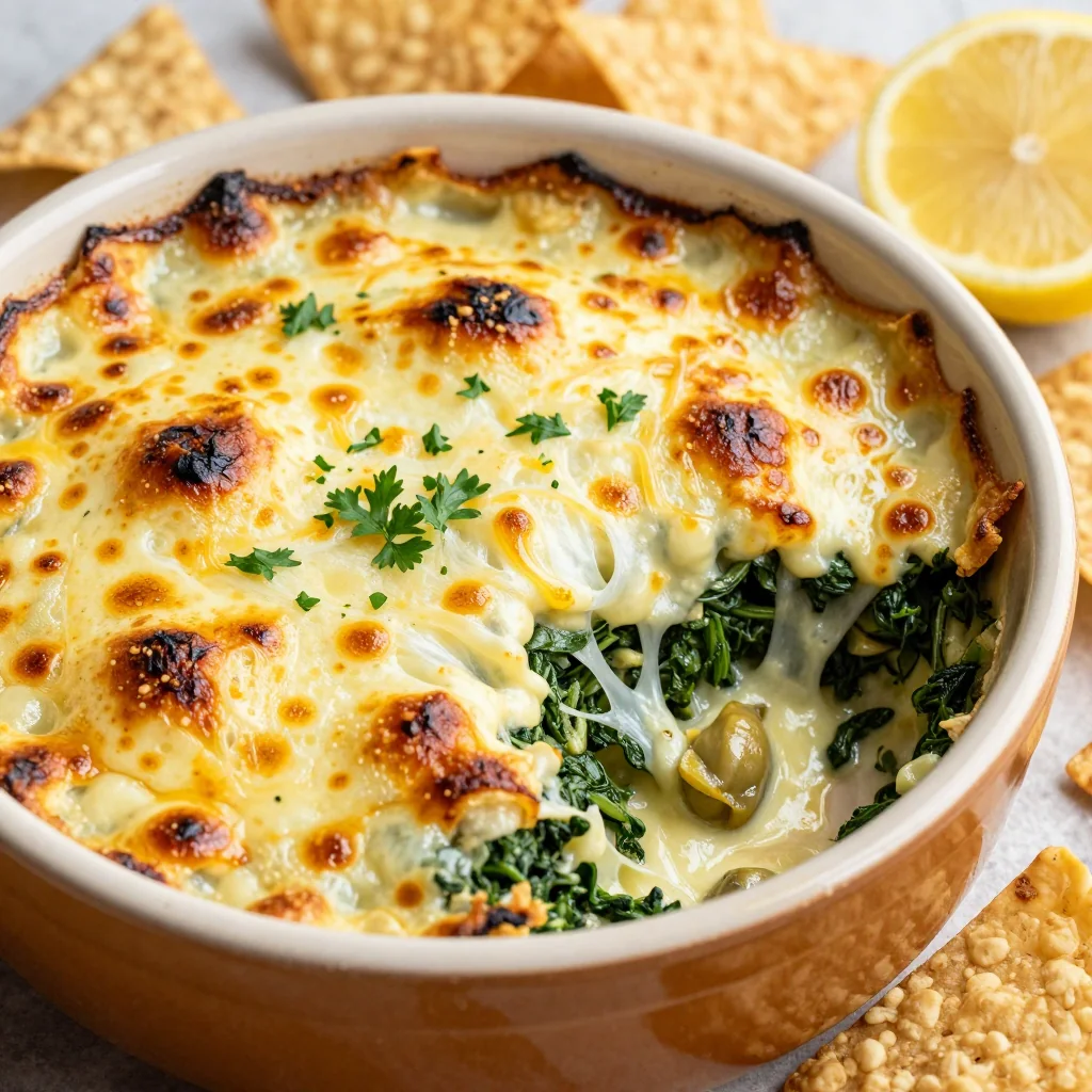 Creamy Spinach and Artichoke Dip for Party