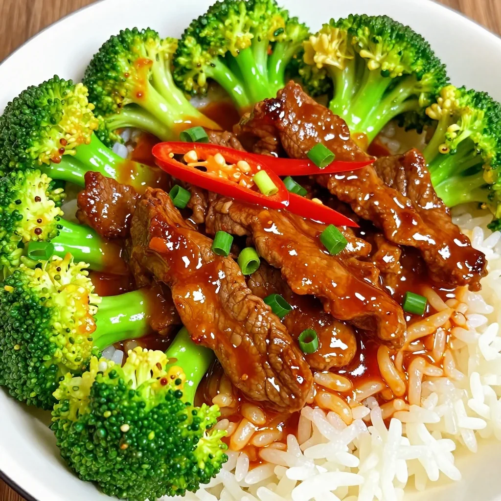 Spicy Beef and Broccoli for a Healthy Takeout Fakeout