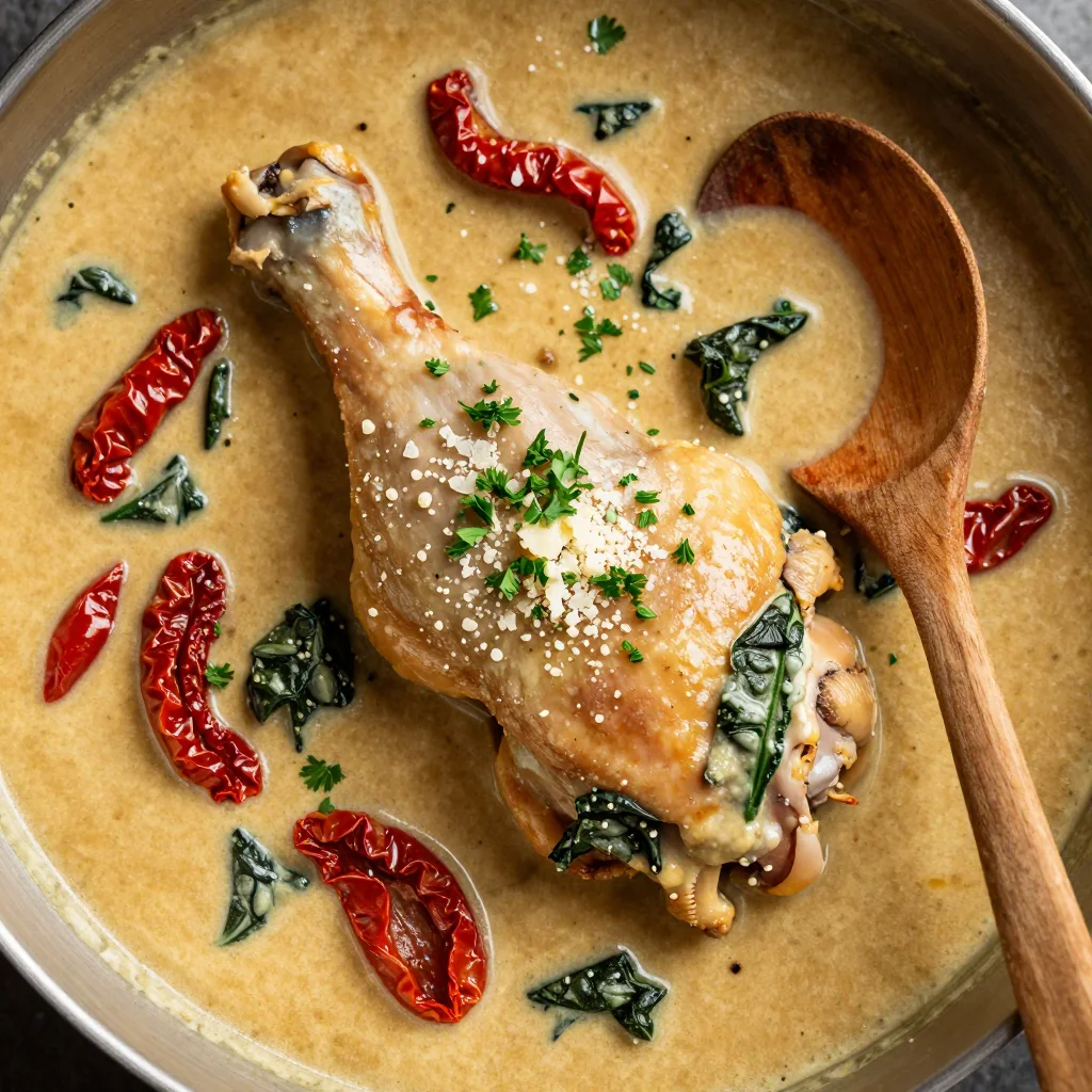 Creamy Slow Cooker Tuscan Chicken for Busy Families