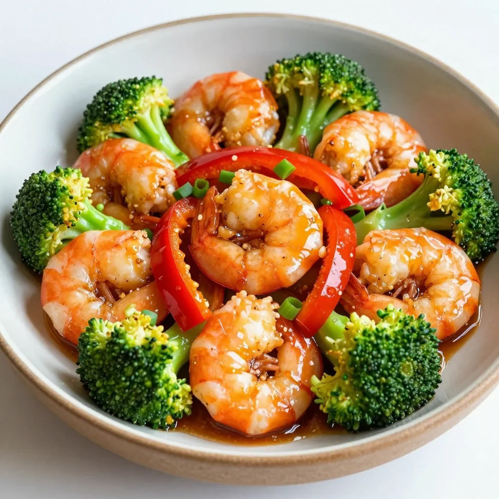 Clean Eating Honey Garlic Shrimp Stir-Fry Quick Meal