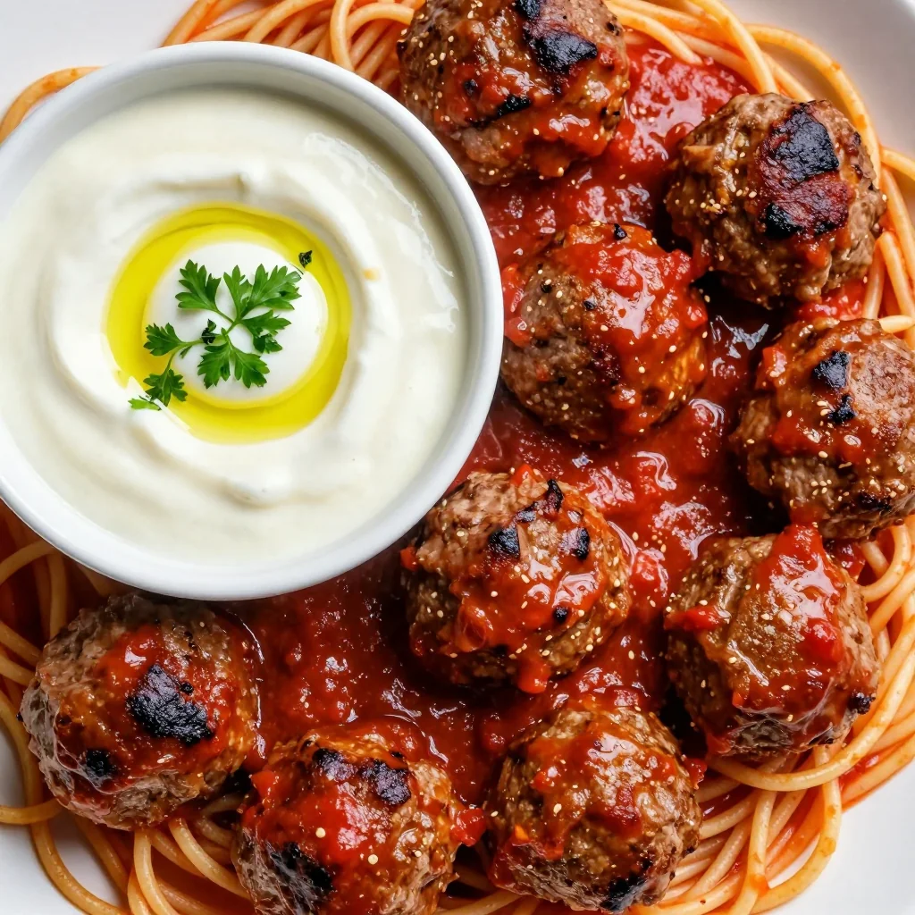 NFL Playoff Platter with Meatballs and Dipping Sauce