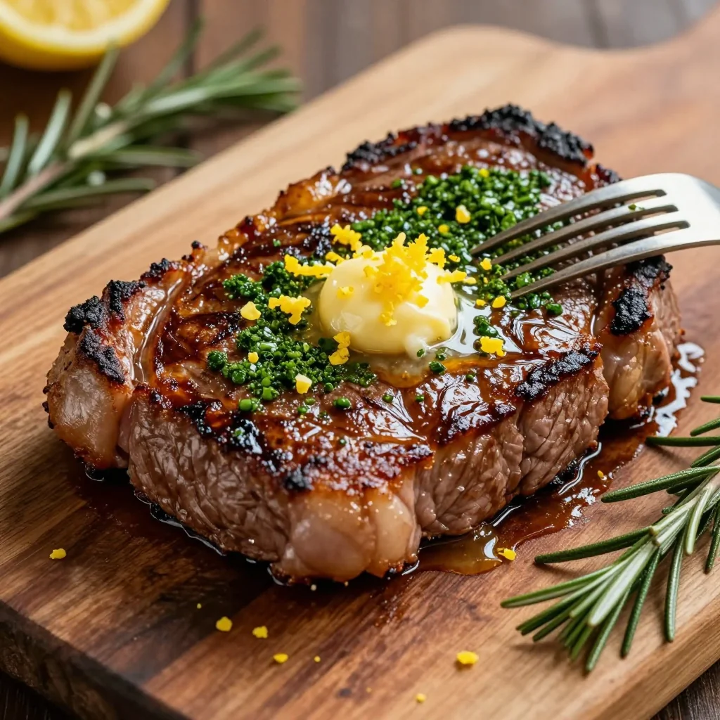Lemon Garlic Butter Steak for a Special Night