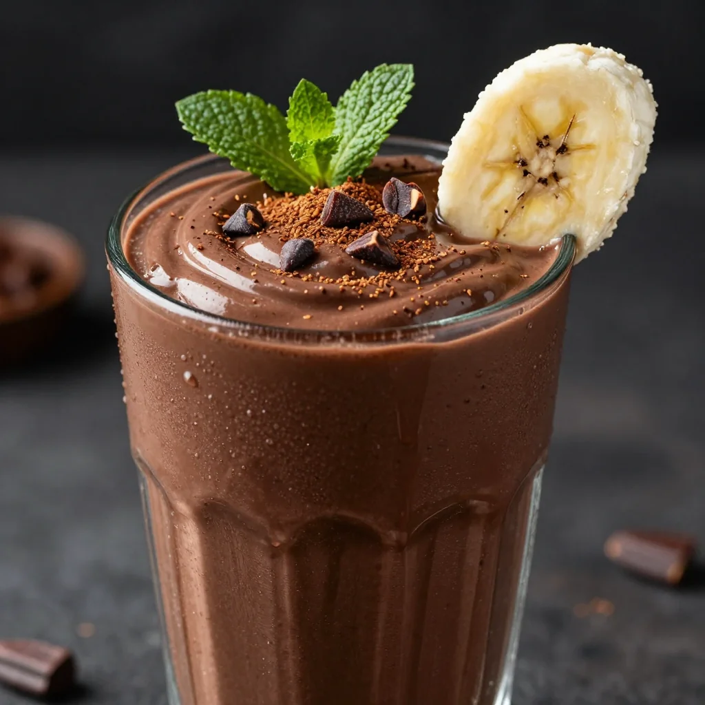 Anti-Anxiety Chocolate Smoothie with Ashwagandha
