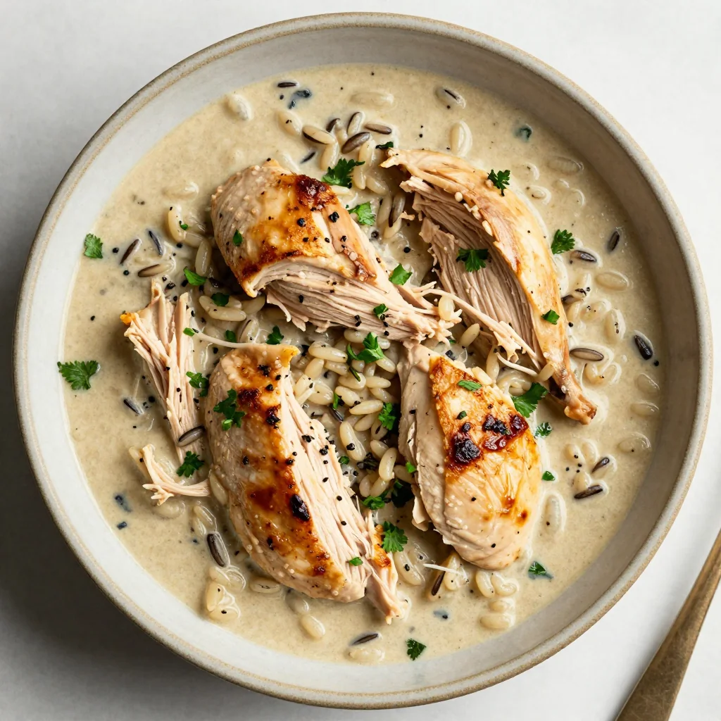 One-Pot Creamy Chicken and Wild Rice for a Cozy Meal