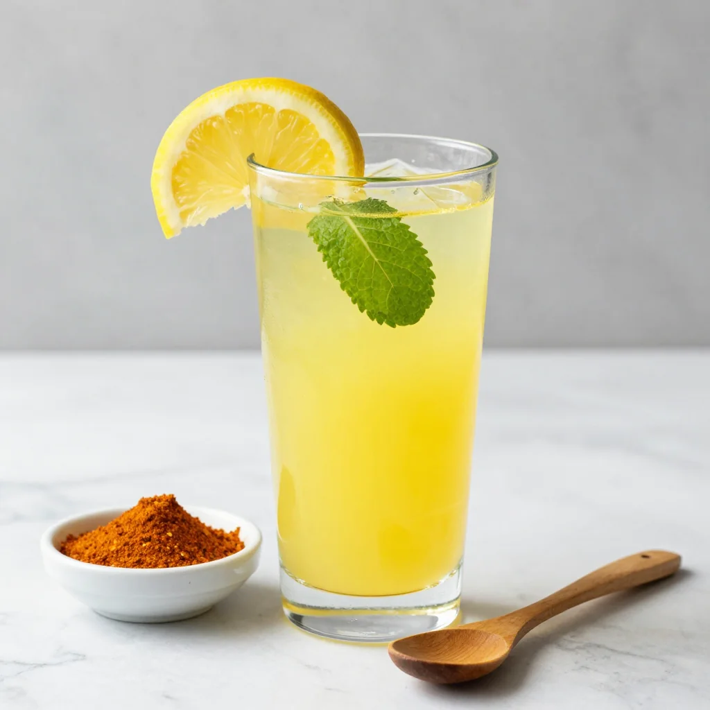 Spicy Detox Lemonade with Cayenne for New Year Reset