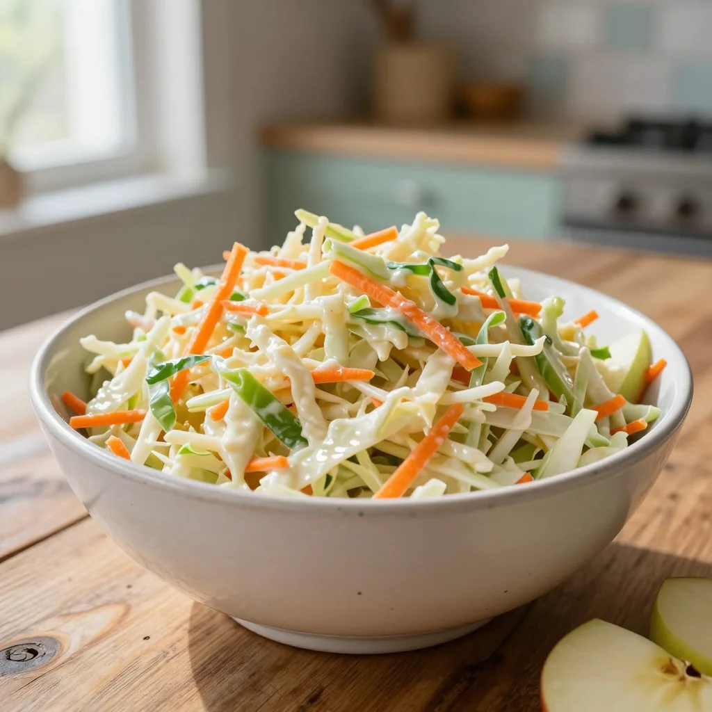 Creamy Coleslaw with Apple Cider Vinegar