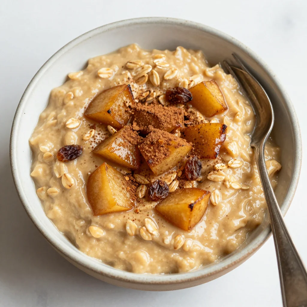 Apple Cinnamon Breakfast Pudding for a Warm Dessert
