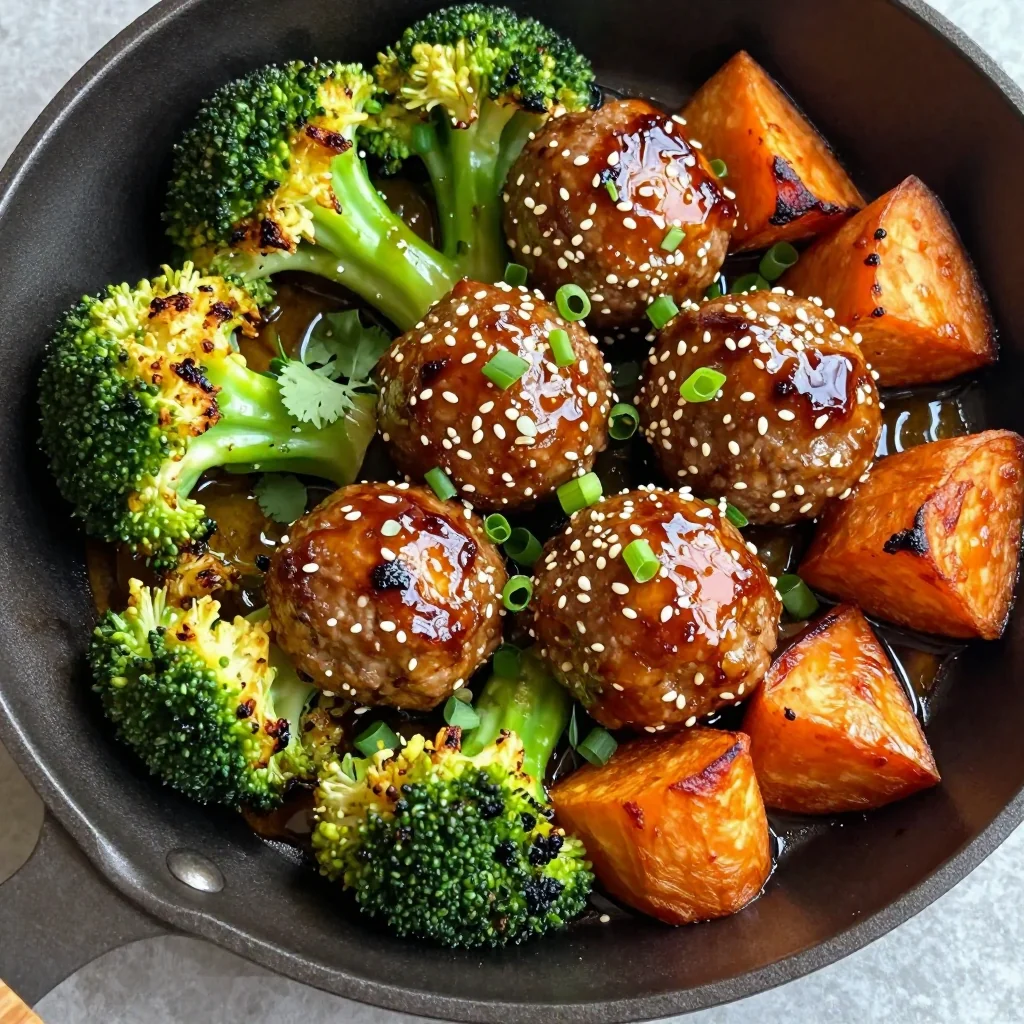 Easy Sheet Pan Honey Garlic Meatballs for Busy Dinners