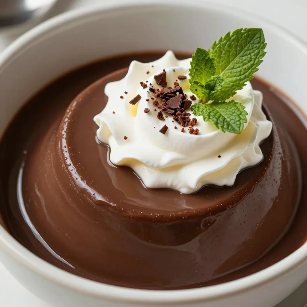 Rich Chocolate Pudding for a Simple Dessert