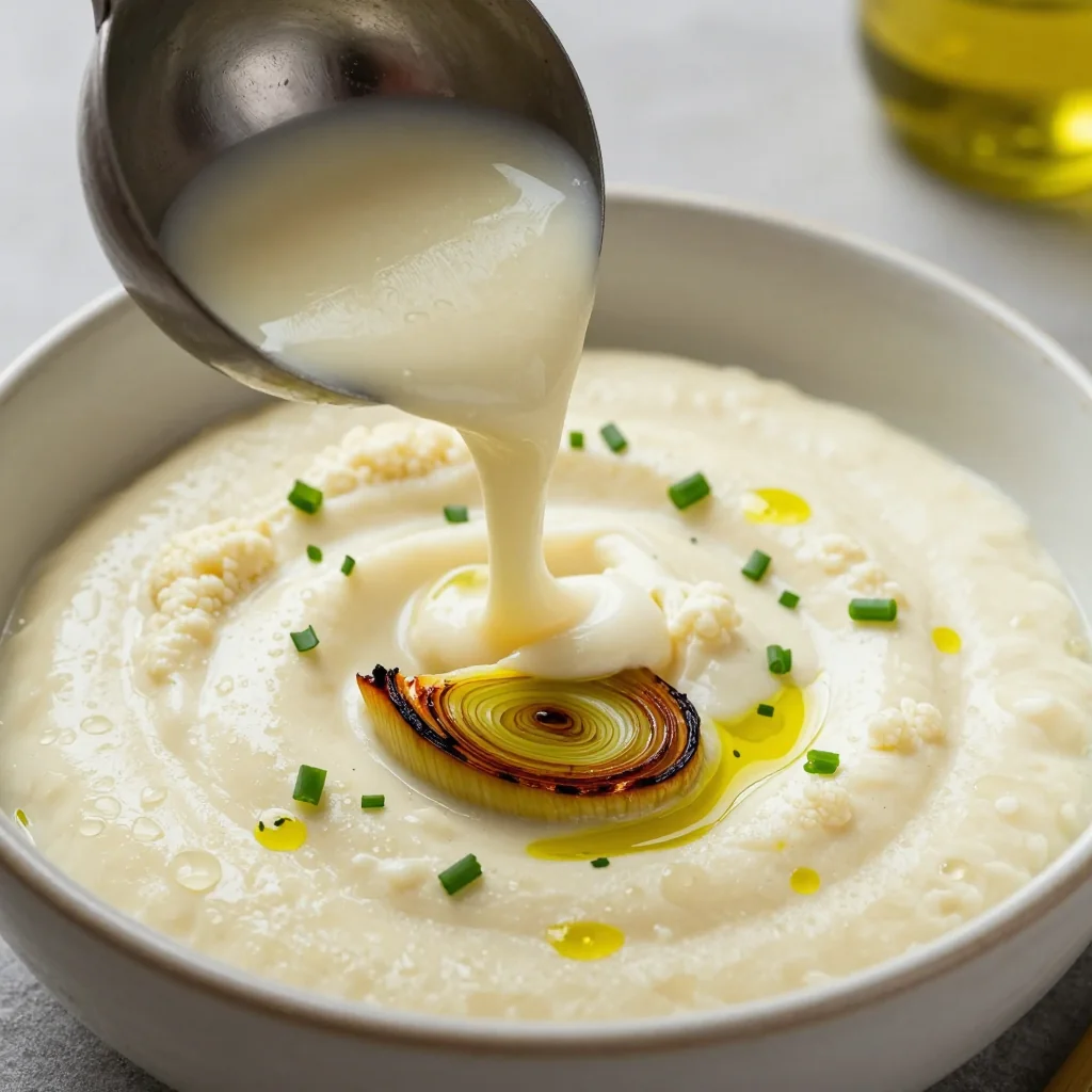 Pantry Challenge Creamy Cauliflower Leek Soup