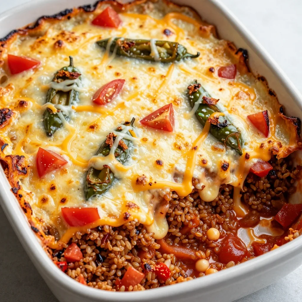 Cheesy Enchilada Quinoa Bake for Meal Prep Mondays